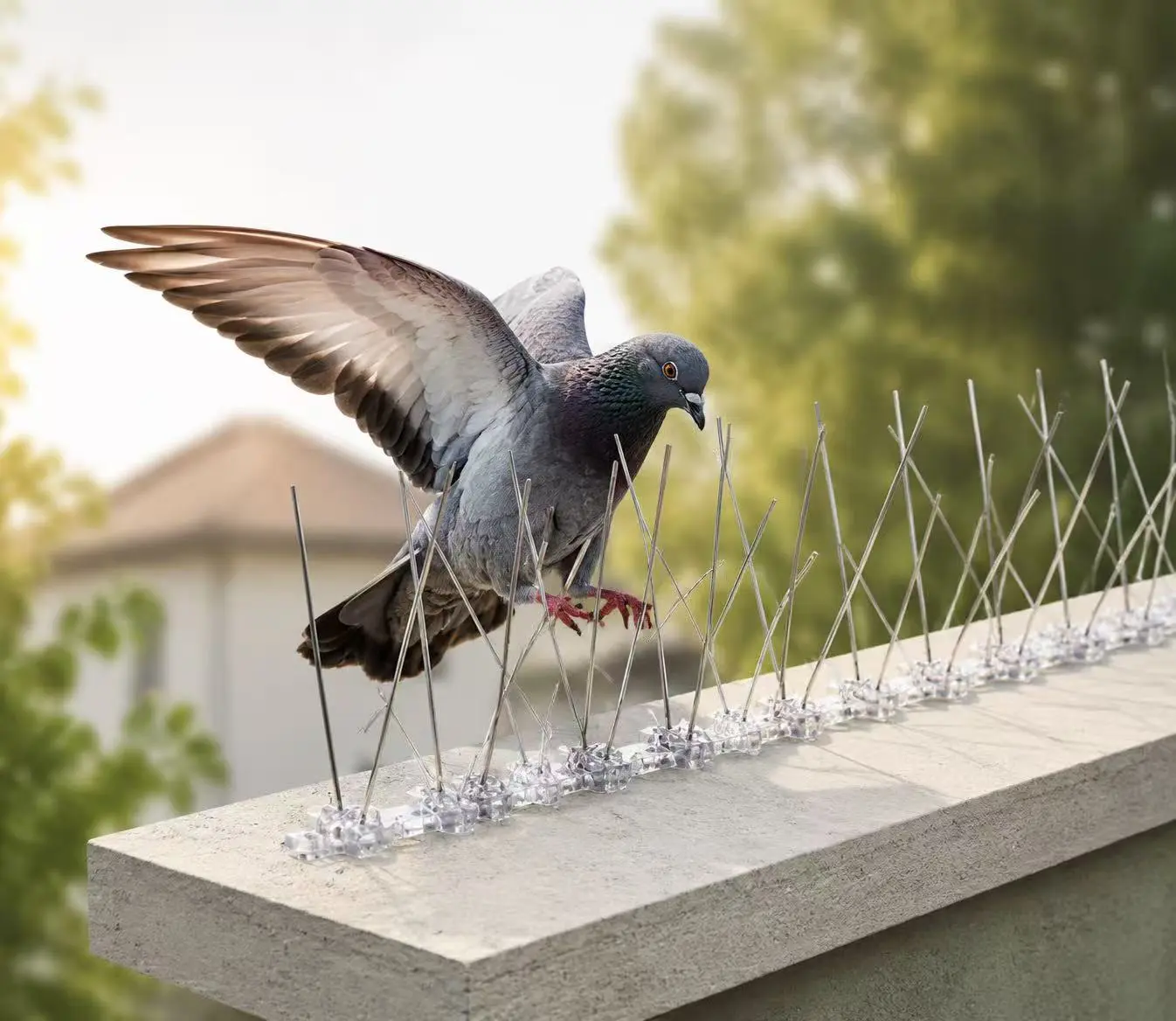 Stainless Steel Bird Control Spikes for Building Protection