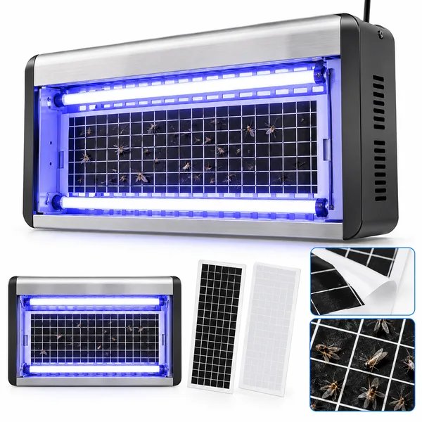 UV Light Glue Board for Insect Light Traps (2) UV Light Glue Board for Insect Light Traps